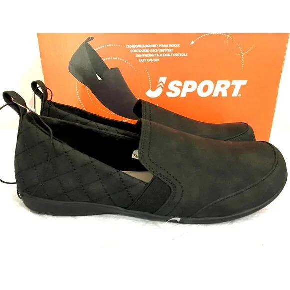 NUOVO! SCARPA DONNA JSPORT SLIP ON LEGGERA TAGLIO FLOREALE